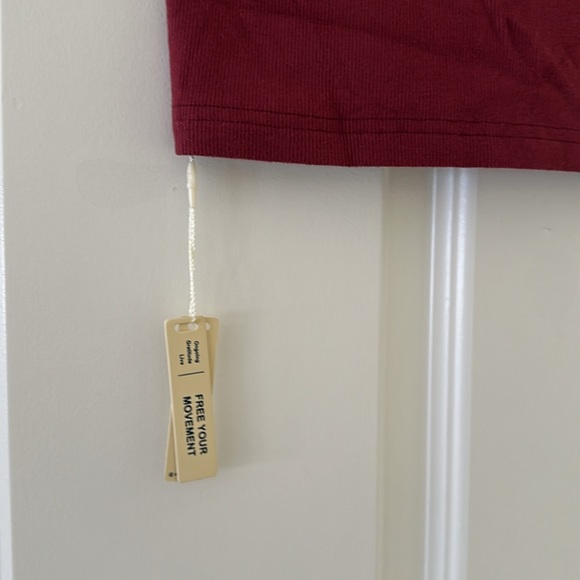 OGL Soft Brushed Ribbed “Brami” Top - Viscose/Spandex - M Ruby BNWT - Picture 3 of 8